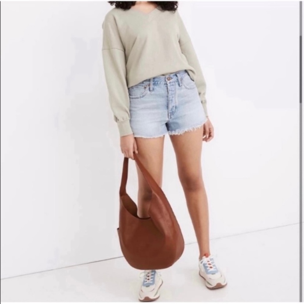 Madewell relaxed denim shorts curvy